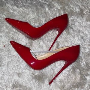Brand New Christian Louboutin So Kate Red 120mm